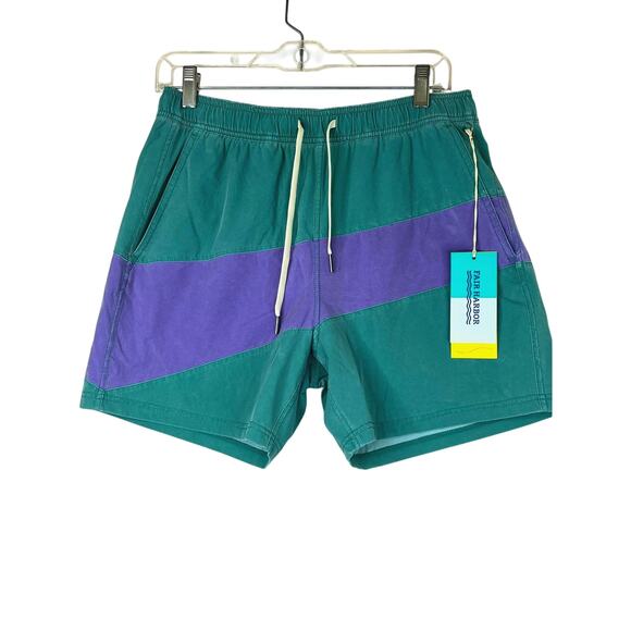 Fair Harbor Bungalow Short men's trunks, size M, NWT - Picture 1 of 10